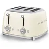 SMEG Toaster - 4 Schlitze - Creme - TSF03CREU