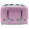 Smeg Toaster TSF03PKEU, 4 kurze Schlitze, 3000 W