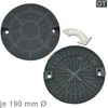 Whirlpool 1 Paar Aktivkohlefilter AMC912 vom Hersteller Wpro 481249038...