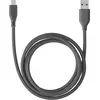 Soft Data Cable USB-A/ Typ-C 1,2m Black (60193)