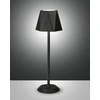 Fabas Luce LED Außen-Akku Tischleuchte Katy Ø130mm 3W Warmweiß IP54 Sc...