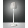 Fabas Luce LED Außen-Akku Tischleuchte Katy Ø130mm 3W Warmweiß IP54 We...