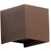 Fabas Luce, Gartenbeleuchtung, LEDWandleuche IP54 corten 12W (724 lm, ...