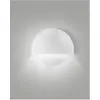 Fabas Luce, Gartenbeleuchtung, ECTOR WHITE LED Wandleuchte 10W warmwei...