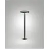 Fabas Luce, Gartenbeleuchtung, PALMER DARK GREY LED Poller / Solar 2,7...