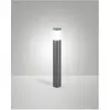 Fabas Luce, Gartenbeleuchtung, GORLA DARK GREY E27 Poller Dunkel Grau ...