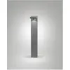 Fabas Luce, Gartenbeleuchtung, SWEN DARK GREY LED Poller 9W warmweiss ...