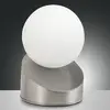 LED-Tischleuchte Gravity, nickel