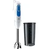 Braun MQ 3000 WH Smoothie+, Pürierstab, 0,6 l, 700 W, Blau, Weiß