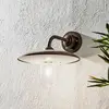 Außenwandleuchte Casale, antik-kupfer Glas klar