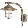Wandleuchte Bruno im Antik-Design, 32 cm, messing