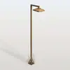 LED-Wegeleuchte Aura Edge, 100 x 19,5 cm, messing antik