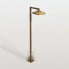 LED-Wegeleuchte Aura Edge, 80 x 19,5 cm, messing antik
