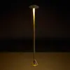 LED-Wegeleuchte Aura Disk, Höhe 80 cm, messing antik, IP65