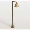 LED-Wegeleuchte Silva Frame, 80 x 19 cm, messing antik