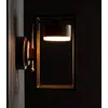 LED-Außenwandlampe Cubic 3372 messing antik/opal