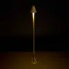 LED-Wegeleuchte Silva Disk, Höhe 80 cm, messing antik, IP65