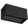 Ideal Lux ATOM LED Wandleuchte 4x 25W Schwarz IP54 warmweiss 328676