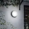 Ideal Lux Außenwandleuchte Urano anthrazit Aluminium Ø 16 cm