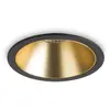 Ideal Lux LED-Einbaustrahler, rund, schwarz/gold, 192345, 11 W, 850 lm...