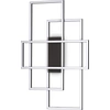 Frame Modern Metall Schwarz Led Metall Deckenleuchte 31W 3000K Warmes ...