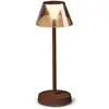 Ideal Lux Lolita LED-Terrassenleuchte, Akku coffee
