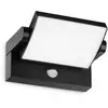 Ideal Lux LED-Außenwandleuchte Swipe Sensor, schwarz, IP54