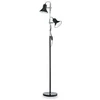 Ideal Lux POLLY PT2, Schwarz, Wohnzimmer, Metall, IP20, E27, 2 Glühbir...