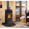 La Nordica SUPER JUNIOR, Schwarz, Brennholz, 143 m³, 80%, 1,5 kg/h, 50...
