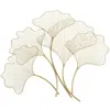 Wanddekoration Mauro Ferretti Glam Leaf 79x5x68 cm