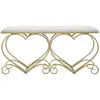 Bank Mauro Ferretti Heart 105x37,5x51,5 cm