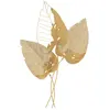Wanddekoration Mauro Ferretti Autumn Leaf Gold 53x4x84,5 cm