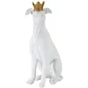Hundefigur mit Krone Mauro Ferretti Corona 20x12,5x33 cm