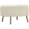 Großer Pouf Mauro Ferretti Goteborg 83x56 cm