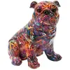 Dekoratives Objekt Mauro Ferretti Bull Dog Psyco 21,5x15,5x21 cm