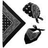 Widmann S.r.l. Kostüm Bandana Halstuch Cowboy Kostüm - 55x55cm, Schwar...