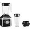 KitchenAid 5KSB1330EOB, Tischplatten-Mixer, 1,4 l, Pulsfunktion, Eis-C...