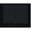 Whirlpool SMO 658C/NE, Schwarz, Integriert, 65 cm, Zonen-Induktionskoc...