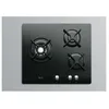 Whirlpool AKT 404/NB, Schwarz, Integriert, Gaskochfeld, Glas, 3 Zone(n...