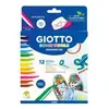 Giotto Decor Textile Marker Sortiert 12 Einheiten