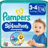 Pampers Splashers (Gr. 3, Gr. 4, 12 Stk.)