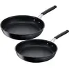 Set mit 2 antihaftbeschichteten bratpfannen, 24 und 28 cm, schwarz Lag...