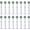 16x Oral-B Pro Cross Action elektrische Zahnbürstenköpfe weiß 100%