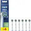 Oral-B 6 Stück weiße Ersatzköpfe