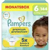 Pampers Premium Protection Windeln Größe 6 (13-18kg) - Monatsbox mit 1...