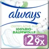 Always Cotton Protection Damenbinden Größe 2 Lang 100 % Bio-Baumwolle ...