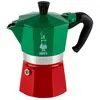 Bialetti Moka Express - Italia Tricolore - Aluminium - für 3 Tassen