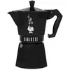 Bialetti Moka Exclusive 3 Tassen schwarz, Espressokocher, Schwarz