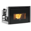La Nordica Comfort P85 Plus, Eingebaute Feuerstelle, Pellet, Schwarz, ...
