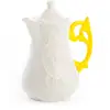 SELETTI Teekanne I-Wares, weiß / gelb, 1,2 Liter, Porzellan
